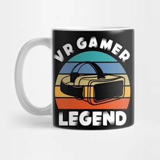 VR Gamer Legend Vintage VR Gaming Expert Virtual Reality Mug